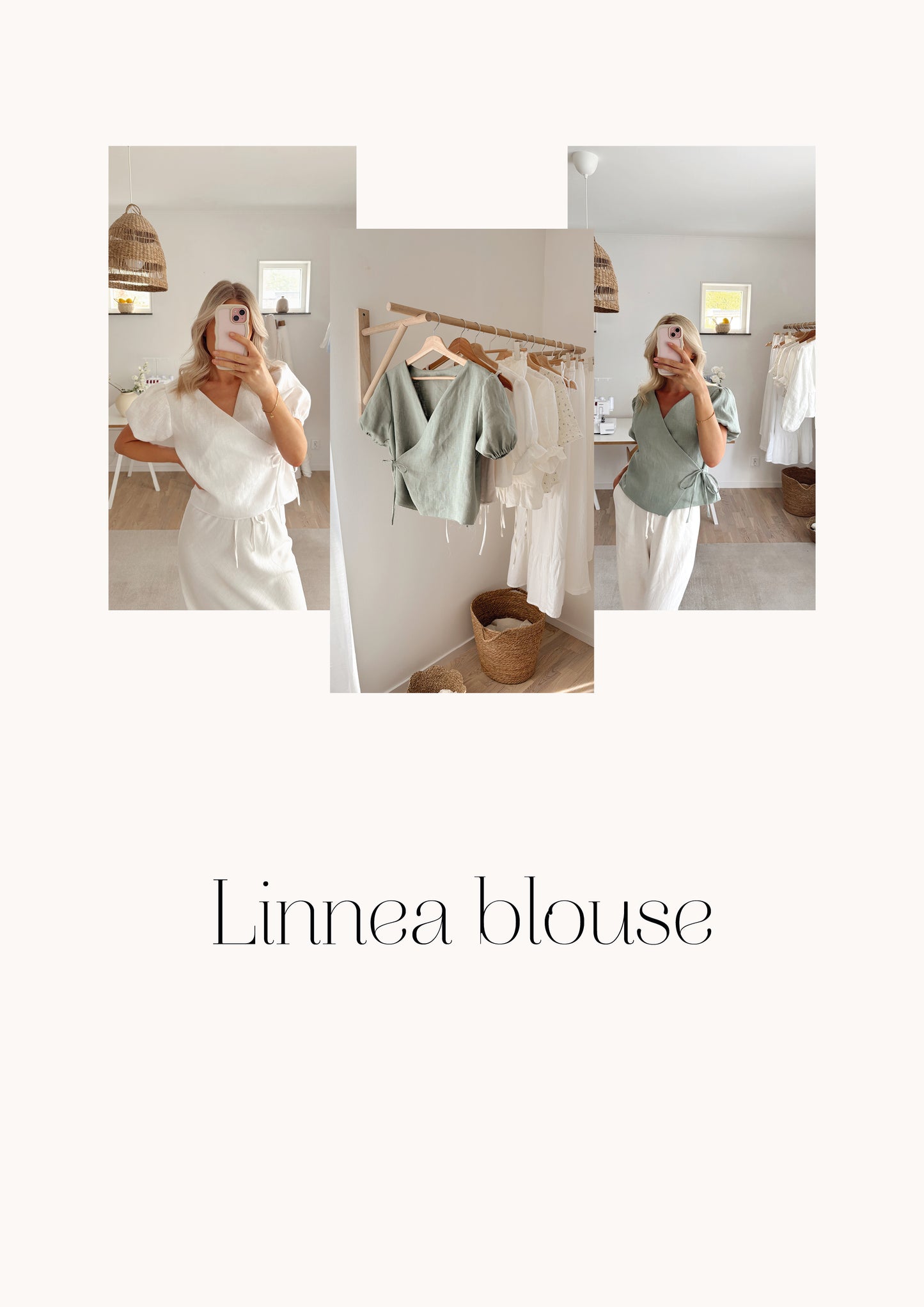 Linnea blouse - digital sewing pattern