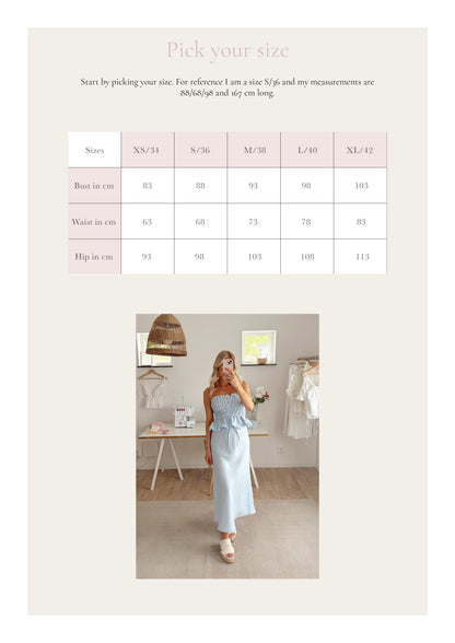 Mimmi top - digital sewing pattern
